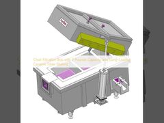 2 파운드 용량과 오래 지속되는 세라믹 섬유 밀폐를 가진 맑은 필터레이션 상자
