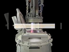 원활한 래들 이송 공정 이송 래들용 래들 예열기, 1 온도 범위 500-1200°C