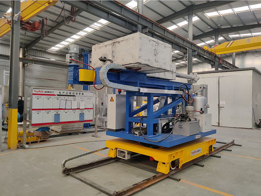 서보 모터 주입 압력 제어 0-300mm/s 속도 및 25MPa 압력의 알루미늄 정련용 로터리 플럭스 인젝터