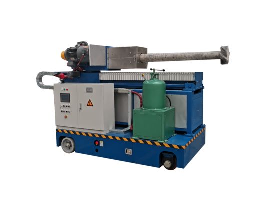 흑연 원료용 가변 탈기 속도 및 ≤5mm 플럭싱 입도 로터리 플럭스 주입기