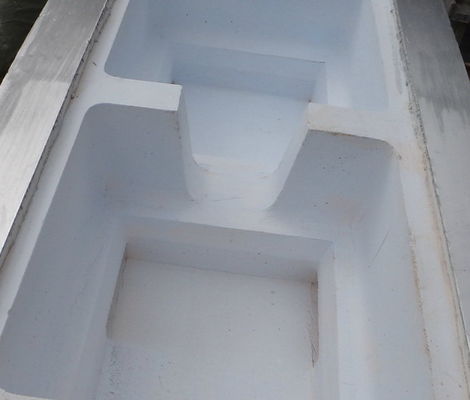 고온 여과용 활성탄 필터 미디어 플라스틱 여과 박스, 최대 온도 850C