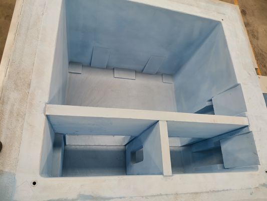 활성탄 다이캐스팅 기계 여과 박스, 60 PPI 세라믹 폼 필터 포함