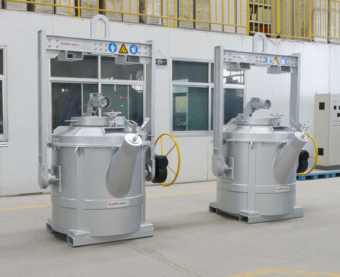 강철로 보강된 국자 립, 용융 알루미늄 액체 매끄럽게 이송을 위한 용융 알루미늄 이송 국자