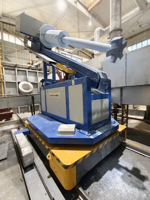 고순도 질소 가스 알루미늄 정제를 위한 가변 탈기 속도 및 흑연 로터 샤프트를 갖춘 로터리 플럭스 인젝터