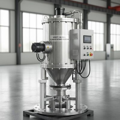 용량 500-1000 L H 알루미늄 정제 탈가스 기계 플랜지 알루미늄 녹기 조절을 향상시키기 위해 설계 된 장착형