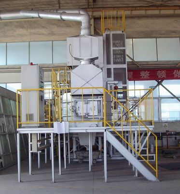 1 톤 가스를 연료로 하는 알루미늄 스크랩이 4000 KW 알루미늄 외피와 고로를 녹입니다