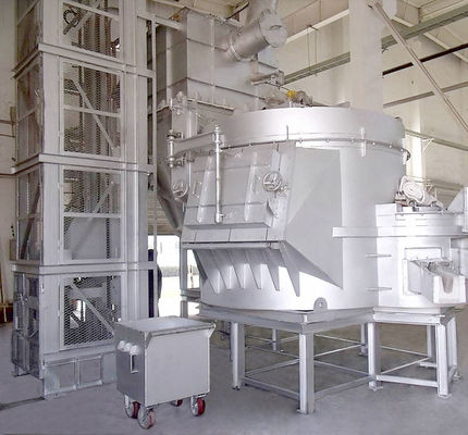 1 톤 가스를 연료로 하는 알루미늄 스크랩이 4000 KW 알루미늄 외피와 고로를 녹입니다
