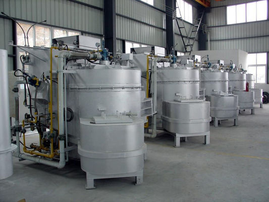1 톤 가스를 연료로 하는 알루미늄 스크랩이 4000 KW 알루미늄 외피와 고로를 녹입니다