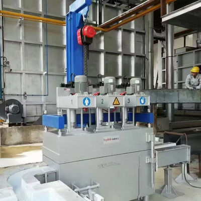 100 - 600rpm 알루미늄 주물을 위한 인라인 회전하는 탈기 장치