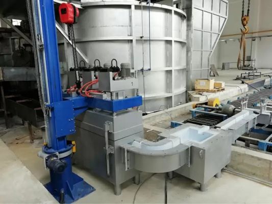4 로터 알루미늄 탈가스 기계로 알루미늄 생산을 향상 0-600 R/min 그래피트 로터 속도 및 O2ppm≤5