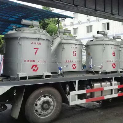 2000kg 용량 녹은 알루미늄 전송 캔 부드러운 표면 마무리