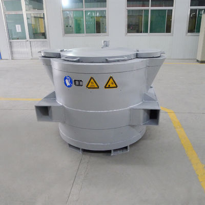 자연 온도 강하 ≤12℃/h 및 용량 500-6,000kg의 용융 알루미늄 장거리 운송용 티포트형 이송 래들