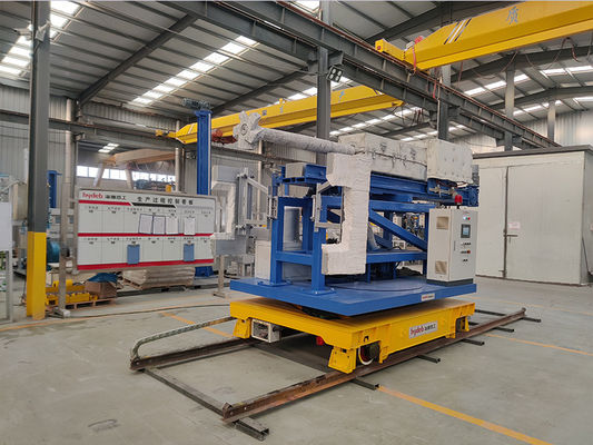 서보 모터 주입 압력 제어 0-300mm/s 속도 및 25MPa 압력의 알루미늄 정련용 로터리 플럭스 인젝터