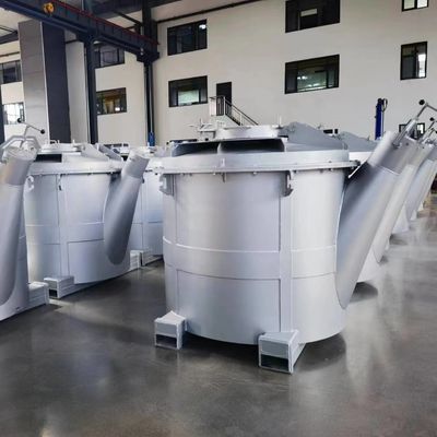 포크리프트 전송 방법 부드러운 알루미늄 붓기 용 용 녹은 알루미늄 전송 캔