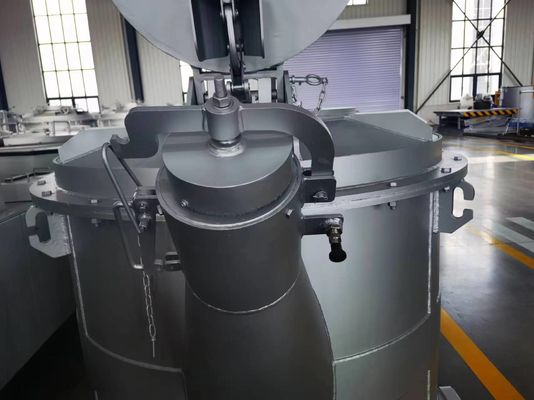 300kg 녹은 알루미늄 전송 캔 500kg 수동 조작 Foundry 캔 800kg 1000kg 녹은 알루미늄 캔