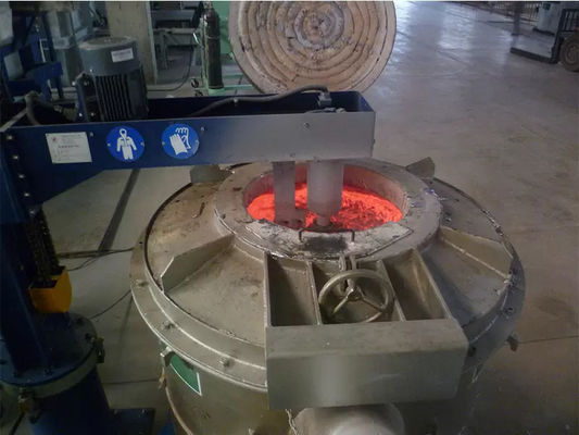 50Hz 가스 주입 그래피트 로터 100-600 R/min 3KW 총 전력으로 알루미늄 탈가스 기계