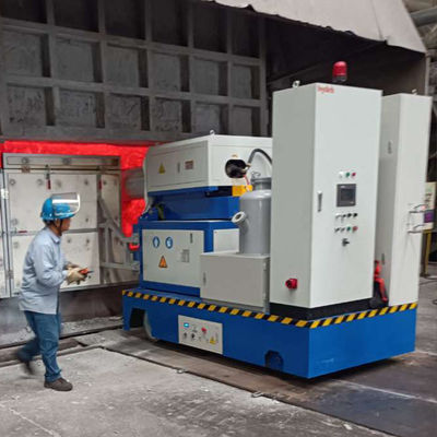 3kW 총 전력 알루미늄 정제 디가스화 기계 조절 가능한 정제 가스 압력 MPa 0.1-0.6 사용자 정의