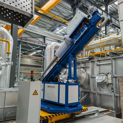 총 전력 150kW 그래피트 샤프트 박스 타입 인라인 로터리 디가스화 장치