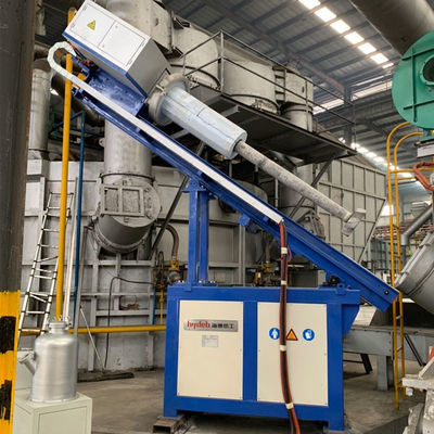 고주파 애플리케이션용 로터 플럭스 주입기 0-380 R/min 그래피트 로터 속도 50Hz 4500kg 순중량