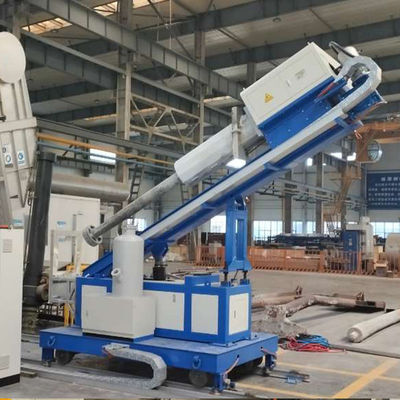 서보 모터 주입 압력 제어 0-300mm/s 속도 및 25MPa 압력의 알루미늄 정련용 로터리 플럭스 인젝터