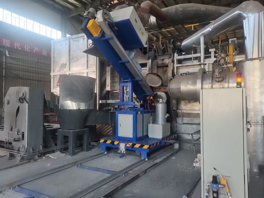 분당 15 리터 유동률, 회전 주입 단위 및 높은 효율을 위한 PLC 제어 시스템