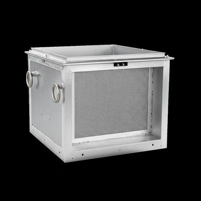 내구성이 뛰어난 알루미늄 액체 여과 박스, 17''*17''*1 플레이트 치수 및 유량에 따른 런더 크기