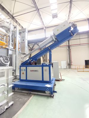 930 KG 880mm 주괴 작은 전기 알루미늄 용해로 알루미늄 빠른 용해