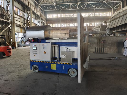 930 KG 880mm 주괴 작은 전기 알루미늄 용해로 알루미늄 빠른 용해