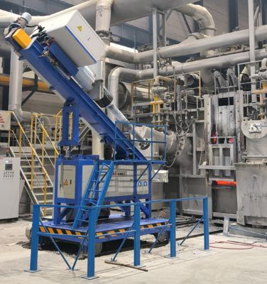 930 KG 880mm 주괴 작은 전기 알루미늄 용해로 알루미늄 빠른 용해