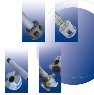 고온 저항성, 열 충격 저항성 및 자기 윤활성으로 회전 플럭스 주입기에 사용되는 그래피트 로터 샤프트