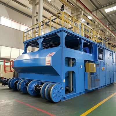 오븐 충전 차량과 교환 가능한 폐기물 컨테이너 수직 승강장 및 효율적인 충전을 위한 망원경 팔