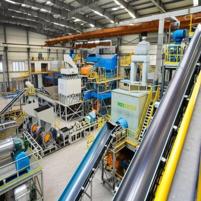 415V ± 10% 전원 공급 및 중앙 제어 시스템으로 시간당 5 톤의 폐기물 알루미늄 재활용 라인