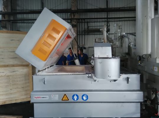 은 800KG 0.60MPa 알루미늄 용해 및 고정 로 알루미늄 950 Deg