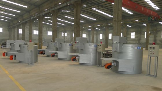 녹는 금속 0.60Mpa를 위한 LPG 가스 발사된 250KG 진공 작은 전기로