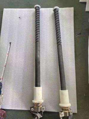 30mm 실리콘 1400 Deg는 주물을 위한 주물 예비 품목 탄소 성분 히이터 죽습니다