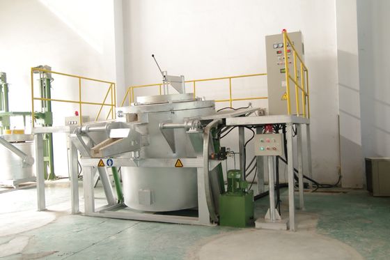 600KG 960C 알루미늄 용해로 알루미늄 합금 가스 도가니로