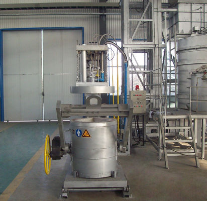 3000KG 수용량 녹은 알루미늄 이동 국자 바닥 붓는 국자 90C