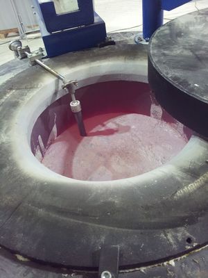 알루미늄 녹는 지주로 완전한 연소를 위한 파란 1000KG 전기로