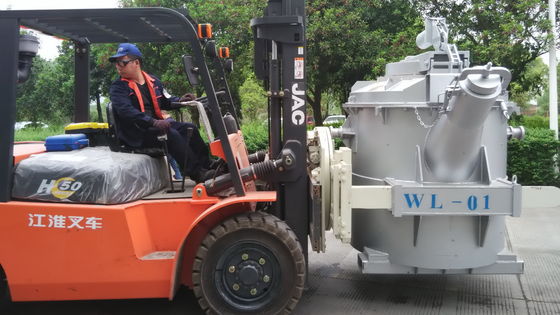 2.5t/M3를 붓는 납을 위한 먼지가 없는 1200KG 국자 야금술로 무쇠 국자