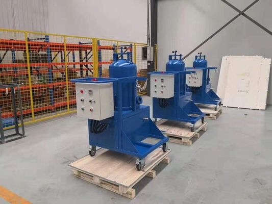 120L 용량 플럭스 주입 기계 로터 오시슬레이션 30° 및 0-500 G/min 주입 알루미늄 정제