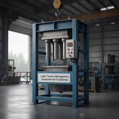 예열 국자 가열 전력 48 KW 이송용 국자 예열기 주조용 국자 열 관리 장비